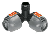 Σύνδεσμος γωνίας 25 mm με αρσενικό σπείρωμα 3/4" Gardena